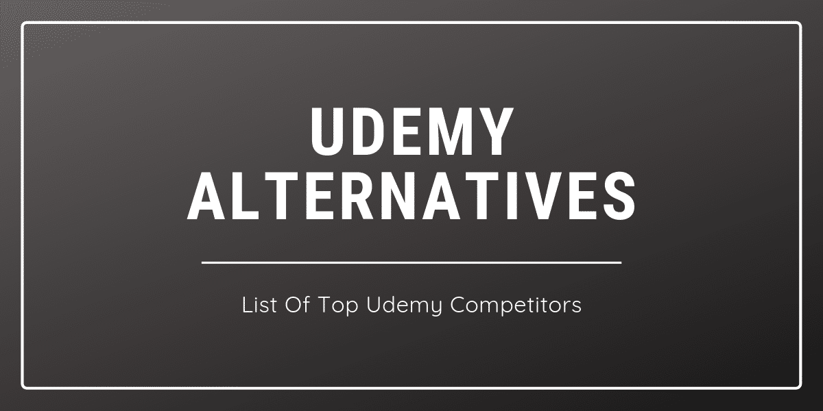 Udemy Alternatives