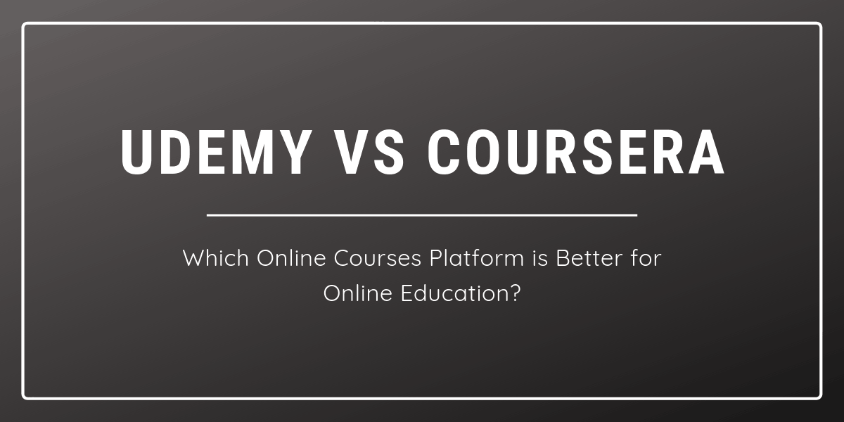 Udemy vs Coursera