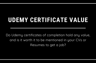 Udemy Certificate Value