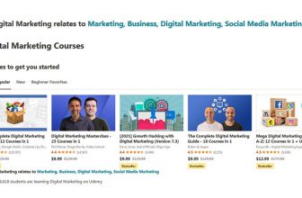 Udemy Digital Marketing Courses
