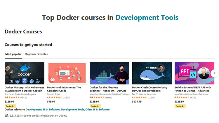 10+ Best Udemy Docker Courses with Certificate of Completion!