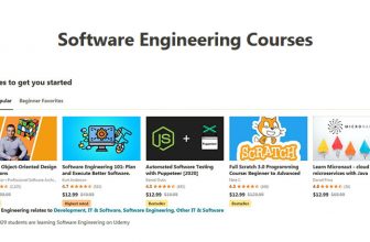 Udemy Software Engineering Courses