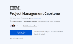 Project Management Capstone