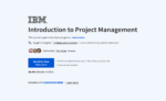 IBM: Introduction to Project Management