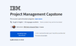 Project Management Capstone