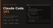 Claude Code 101: Anthropic’s Free Course on Working With an AI Coding Agent